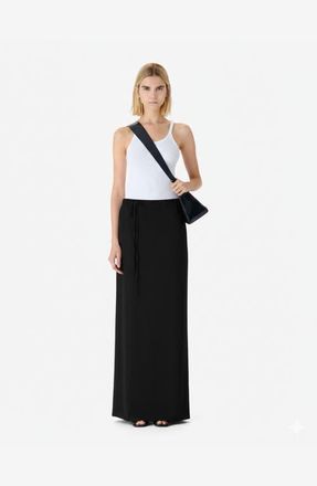 Iro Arline Maxi Skirt in Black at Nordstrom, Size 42 Eu