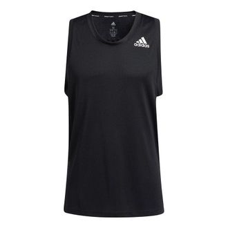 adidas Hrdy 3s Tnk Casual Sports Breathable Vest Black GP7661