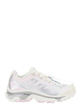 Salomon Xt-4 Og Pink Low Top Sneakers With Mesh Panels In Fabric Unisex