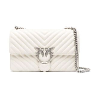 Pinko Cross Body Bags, female, White, Size: ONE SIZE Pinko Bags