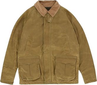 Fortela Bristol corduroy-collar jacket - Green
