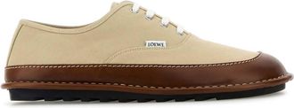 Loewe Beige Canvas Bay Sneakers