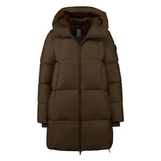 Bomboogie Boston Jacket - Dames - Mantels - Bruin - Maat: M Nylon