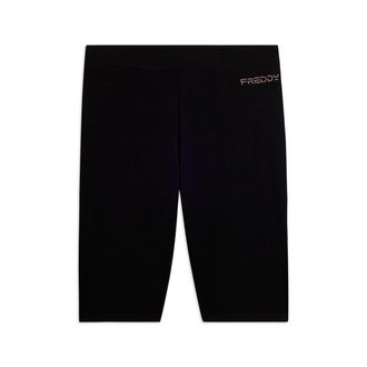 Freddy Leggings Biker in Jersey pesante con Logo FREDDY