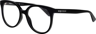Alexander McQueen Stijlvolle Optische Bril Am 0540O - Dames - Brillen - Zwart - 54 MM - Accessoires
