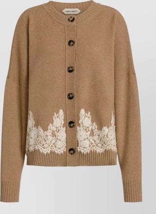 Alberta Ferretti cashmere wool cardigan