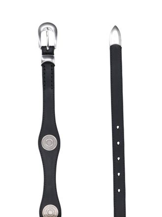 Our Legacy Unisex Belts Black