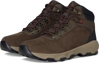 Columbia Mens Newton Wander Hiking Shoe, Cordovan/Spice, 11 Wide