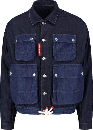 Dsquared2 Giacca Cargo In Denim