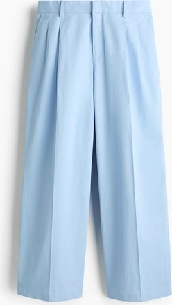 H&M Elegante Hose in Loose Fit - Blue