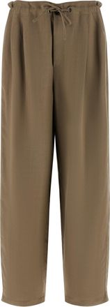 Brunello Cucinelli Beige Viscose Casual Womens Pants