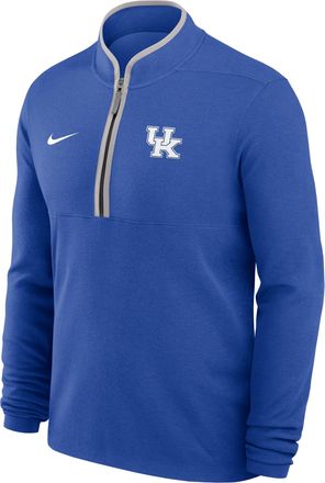Nike Kentucky Victory Nike Mens Dri-FIT College 1/2-Zip Long-Sleeve Top in Blue | 04430B2ANKY-APS