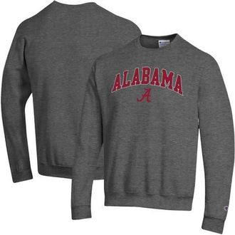 Champion Mens Champion Heather Charcoal Alabama Crimson Tide Arch Over Logo Pullover Sweatshirt at Nordstrom, Size Xx-Large