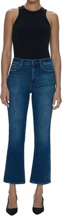 Pistola Denim Lennon High Rise Crop Boot Jean In Rosslyn Wash