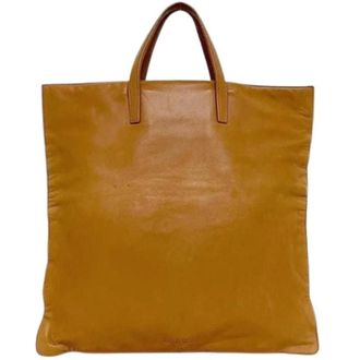 Loewe Pre-owned Tote bag - Dames - Vintage Shopper - Bruin - ONE Size - Leer - Vintage
