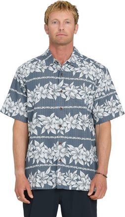 Quiksilver Horizons Short Sleeve Shirt in Dark Denim at Nordstrom, Size Xx-Large