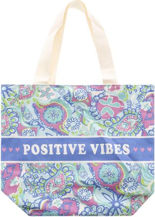 Zwillingsherz Tragetasche ZWILLINGSHERZ, Damen, Gr. B/H/T: 38cm x 45cm x 17cm, t&uuml;rkis, Canvas, Baumwolle, Kunstfaser, Taschen Tragetasche, Stofftasche mit Henkel, g