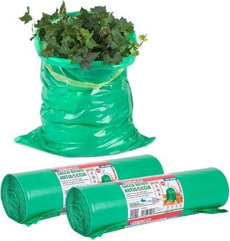 Trade Shop Trade Shop - Rotoli Sacchetti Spazzatura Sacco Giardinaggio 150lt 80x120cm Con Laccetti 20pz