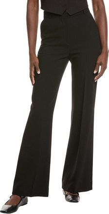Toteme Flared Crepe Evening Wool-Blend Pant