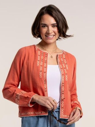 Brakeburn Leia Jacket in Coral at Nordstrom, Size 14