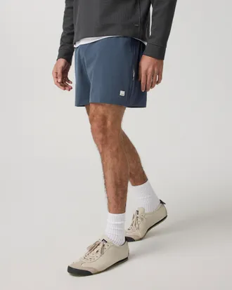 Vuori Clothing Banks Session Shorts Unlined 5 | Washed Brick Linen Texture | XS, Size Extra Small