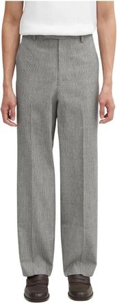 Visvim Wide Slacks Santome - Heren - Straight fit broeken - Grijs - L - Wol - Broeken