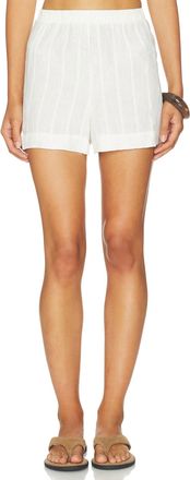 Favorite Daughter Off Duty Shorts In Cream