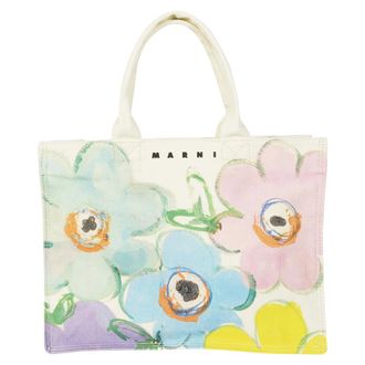 Marni Tote Bags, unisex, Multicolor, Size: ONE SIZE Desert Flower Borsa