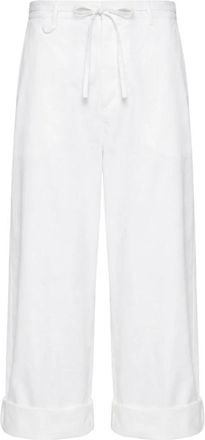 Jacquemus Le Pantalon Marin - Heren - Wijde Broeken - Wit - M - Katoen - Broeken