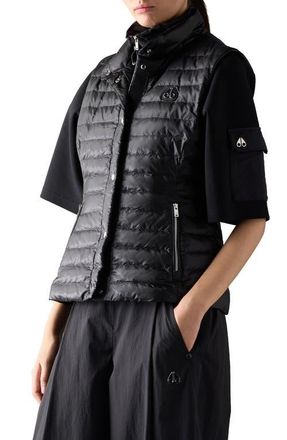 Moose Knuckles Cloud Walker 800 Fill Power Down Vest in Black at Nordstrom, Size X-Small