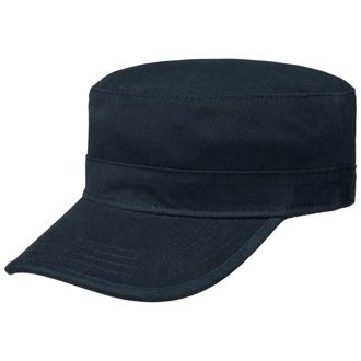Atlantis Tank Military Cap Brushed Cotton - Navy - OS