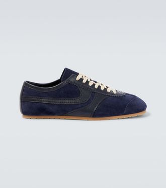 Dries Van Noten Sneakers in suede con pelle