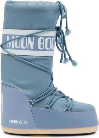 Moon Boot Moon Boot Icon Padded Nylon Mid-calf Snow Boots - Blue - 4244 (IT42 - 44 / UK9 - 11)