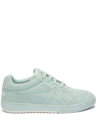 Palm Angels suede low-top sneakers - women - Polyester/Leather/Rubber/Leather - 36 - Green