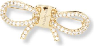 Ferragamo Broche Vara - Accessories - Mujer - Amarillo - ONE SIZE