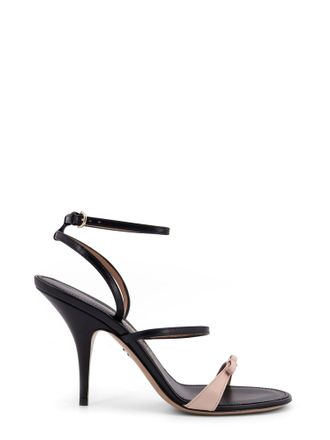 Ferragamo Ariel Leather Sandal-Donna