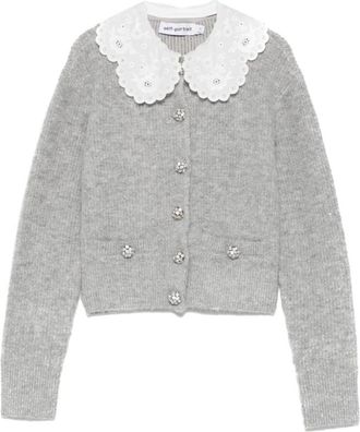 Self Portrait Truien & Vesten, Dames, Grijs, S, Cardigan