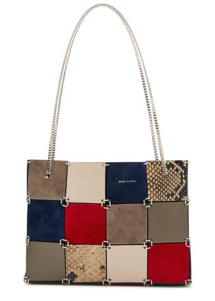 Khaite Emma Mini Panelled Leather Tote - Multicoloured 1 - One Size