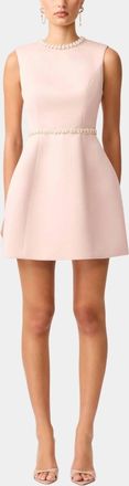 Elliatt Camile Tulip Mini Dress In Champagne