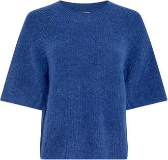 Moss Copenhagen Dames, Truien, Blauw, Maat: Xs/S
