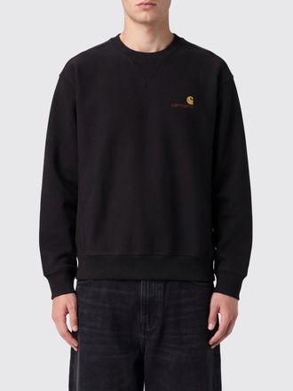 Carhartt Work in Progress Felpa American Script in misto cotone con logo ricamato