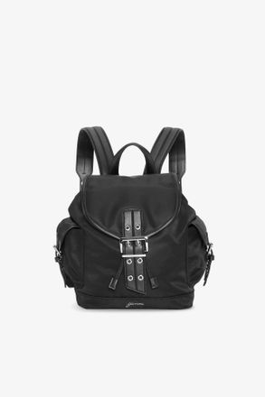 Ganni Black Small Bucky Nylon Backpack