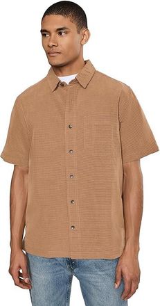 Royal Robbins Desert Pucker Dry Short Sleeve Mens Clothing Pecan : 2XL, Modal/Polyester/Tencel