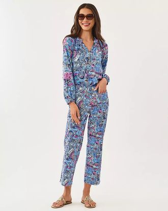 Lilly Pulitzer 27 Harleen High Rise Crop Jean