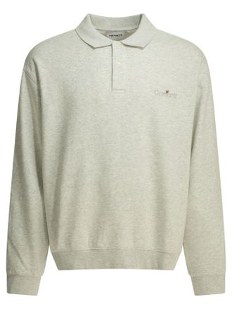 Carhartt Work in Progress Carhartt Wip Wip Label Sweatshirt mit Polokragen