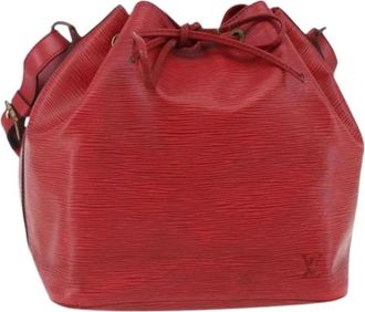 Louis Vuitton Pre-owned Vintage Bucket Bag - Dames - Vintage Tas - Rood - ONE Size - Leer - Vintage