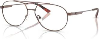 Emporio Armani Ea 1165 Aviator Frame - unisex - Brillen - Grijs - 56 MM - Accessoires