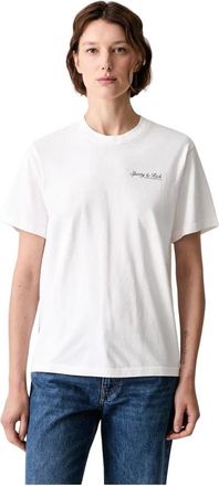 Sporty & Rich Tops, Dames, Wit, S, Katoen, Syracuse T-shirt