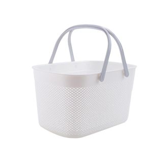 OEM Cestas De Almacenamiento De Pl&aacute;stico Para Ba&ntilde;o Con Asa Para Herramientas Dom&eacute;sticas
