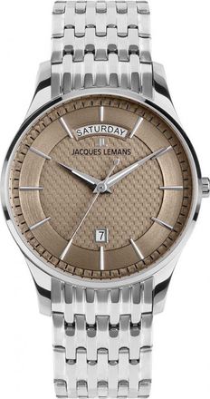 Jacques Lemans 1-2193L Mens London Watch - Silver - One Size